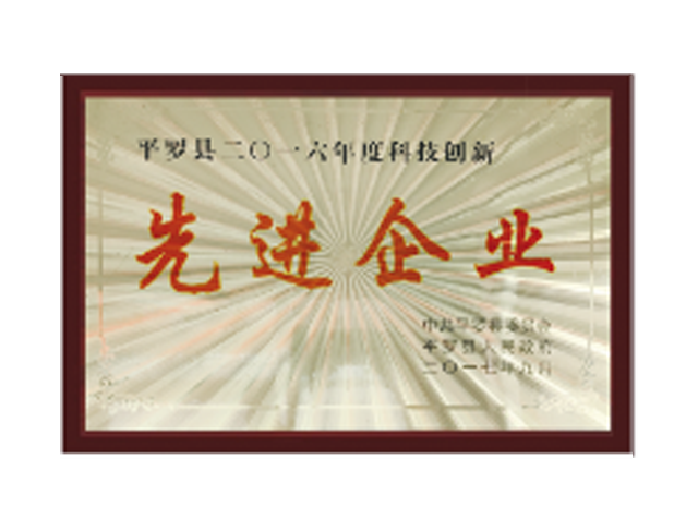 科技創(chuàng)新先進(jìn)企業(yè)